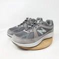 thumbnail image 2 of New Balance 877 Shoes Men 7 2E WIDE Retro Sneaker Grey Suede Leather Lace Up USA, 2 of 6
