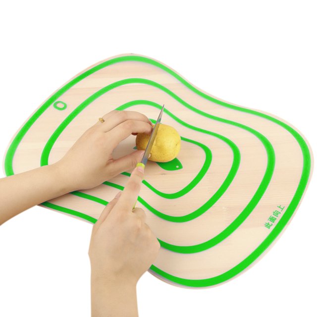 Yuarrent Tabla de cortar transparente flexible de la cocina Tablas de cortar de los PP Tabla de cortar de la clasificación Cocina y Comedor Verde L Yuarrent JJ5868-11