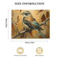 thumbnail image 3 of COMIO Birds Decor Wall Art Sparrow Branch Painting Animal Wall Decor Bird Living Room Wall Art Rustic Bird Canvas Painting Framed Artwork for Bathroom Bedroom Living Room Bedroom, 3 of 6