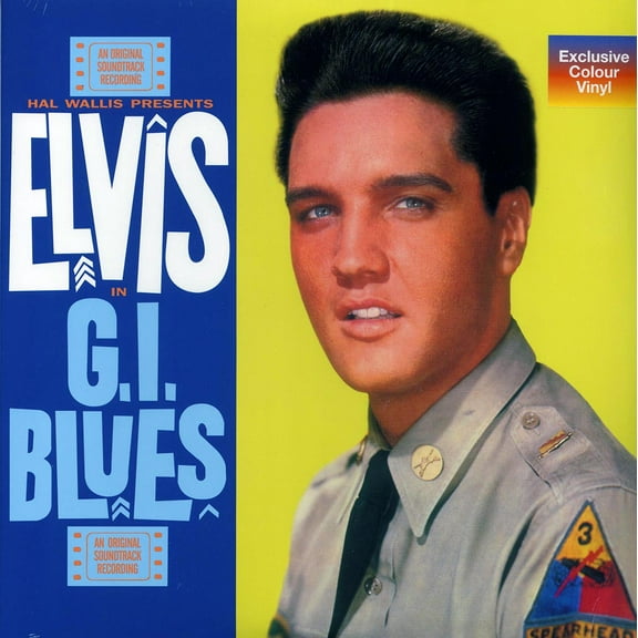 Elvis Presley G.I. Blues - Limited Yellow vinyl Records & LPs