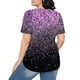 thumbnail image 3 of Tops Cortos para las Mujeres Cuello Redondo Suelto Impreso de Manga Corta, Tops Sueltos para las Mujeres, 3 of 5