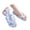 Blue, variant on AJGRHE Foldable Travel Shower Shoes with Holes,Dry Quickly Non Bath Slippers,Portable Hotel Lightweight Sandals for Spa Nail Salon Beach Pool Gym Blue 44-45