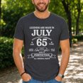 thumbnail image 4 of Jollimate Legends Are Made in July 1961 Shirt, 65th Birthday Graphic Tee, Aged to Perfection T-Shirt, 4 of 6