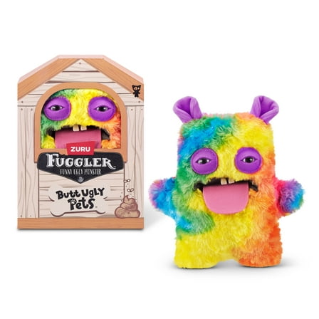 Fuggler Butt Ugly Pets 9 inch (Cheeky Chonky - Guinea Pig), Ugly Monster Stuffed Animal Toy by ZURU