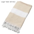 thumbnail image 3 of YAOMOBB Lightweight Gym Towel Turkish Hand Towels in Boho Farmhouse Style Quick Drying Geometric Patterns with Tassels Versatile Use, 3 of 6