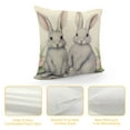 thumbnail image 4 of COMIO  Easter Rabbits Throw Pillow Case Cushion Cover Spring Home Decoration, 4 of 5