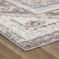 thumbnail image 2 of HomeRoots 558986 7 x 10 ft. Abstract Distressed Rectangle Area Rug, Beige & Brown, 2 of 6