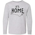 thumbnail image 3 of Inktastic It's Home- State of North Carolina Outline Long Sleeve Youth T-Shirt, 3 of 5