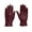 Womens Korah Maroon Gloves, variant on Sheepskin Leather Gloves for Women Winter Warm Touchscreen Driving Gloves Magente Cognac (M)