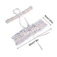 thumbnail image 3 of Hesxuno Wedding Decoration Lace Embroidery Wedding Suit Bridal Garter Leg Decoration, 3 of 3