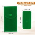 thumbnail image 2 of Uxcell 4 Pcs Bolsa de Reloj de Terciopelo, Funda de Viaje para Reloj Portátil, Bolsa de Almacenamiento Suave con Botón a Presión y Almohadilla Interior para Hombres y Mujeres, Regalo, Verde, 2 of 6