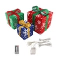 thumbnail image 3 of Cajas de Regalo Macarena con Luz LED Decoración Navideña Luminosa Tamaños S M L, 3 of 8