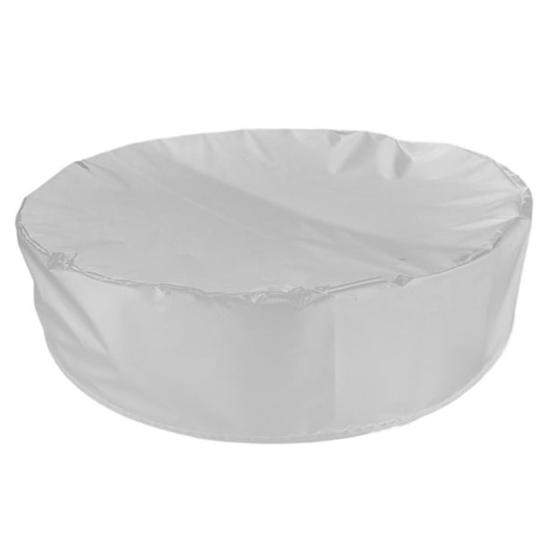 Cubierta de piscina redonda, cubierta de arenero, protector de toldo impermeable para piscinas elevadas astilla 160x30cm