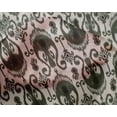 thumbnail image 4 of oneOone Silk Tabby Olive Green Fabric Ethnic Ikat Quilting Supplies Print Sewing Fabric By The Yard 42 Inch Wide, 4 of 4