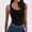c01Black, variant on JGGSPWM Womens Sleeveless Denim Vest Crop Tank Tops Spaghetti Straps Slim Fit Summer Camisole Top Blue XL