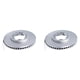 thumbnail image 1 of Set 2 Discos Ranurados Urvan 2002 A 2012 Nissan L4 2.4L Del Diesel DYNAMIK 3012996031746763, 1 of 4