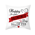 thumbnail image 1 of Valentine's Day Cotton Throw Pillow Case Sofa Waist Cushion Cover D, 1 of 2