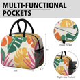 thumbnail image 6 of Obrewu Tropical Palm Leaves in Hawaii Lunch Bag for Adult, Insulated, Leakproof, Oxford Cloth, 6 of 7