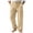1#Khaki, variant on BRANROY Men's Cargo Pants - Cotton Linen Drawstring Elastic Waist Loose Fit Wide Leg Trousers with Multi-Pockets, Casual Summer Hiking Pants for Men,Army Green,L