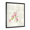 thumbnail image 2 of Designart 'Abstract Retro Drawing of Flowers II' Vintage Framed Art Print, 2 of 4