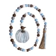 thumbnail image 3 of EeaseMX Guirnalda de cuentas de madera con borlas para colgar en la pared, decoración para Acción de Gracias, 3 of 7