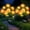 Champagne, variant on Fohil Solar Garden Flower Lights,2 Pack Outdoor Waterproof 10-Head Hydrangea LED Lights,Solar Powered Decor for Garden Path Yard