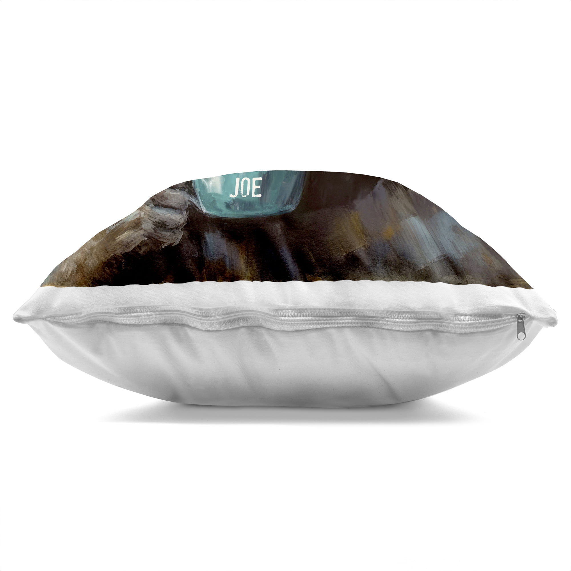Stupell Industries Bear with Cup Of Joe Decorative Printed Throw Pillow, design by Tina LeCour