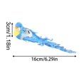 thumbnail image 5 of Cat Teaser Wand Replacement Head, Bird-Shaped Bell Replacement with Suction Cup Base, Interactive Bird and Bell Toy for Cats, Fabric Pattern on Bird Body Randomly Cut, 5 of 5