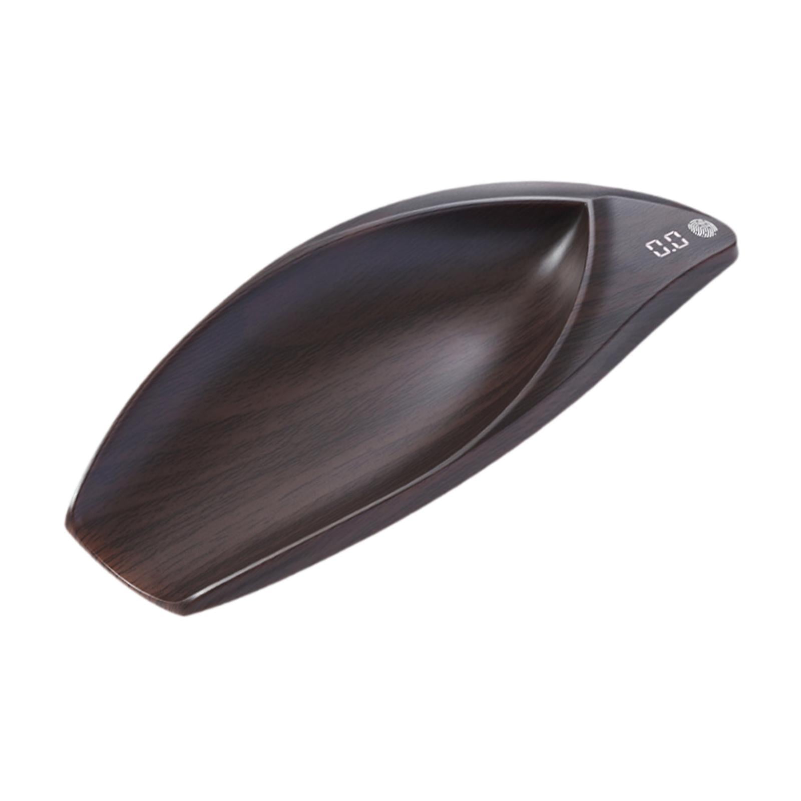 Fiocias Electronic Coffee Scale Digital Office Coffee Shop Birthday Gift Multiuse Baking dark brown