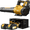 Yellow, variant on GINOST Leaf Blower Cordless, 580CFM/160MPH & 3 Speed Levels, Electric Battery-Powered Leaf Blower with 2 x 4.0Ah Batteries and Extension Nozzle, Ideal for Lawn Care, Yard Maintenance