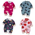 thumbnail image 4 of PEACNNG Baby Girl Boys Long-sleeve Jumpsuit Baby Romper Spring and Autumn Baby Girls Newborn Clothing's cartoon, 4 of 5
