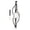 Black and Black[cite: 1], variant on for Xiaomi Mi Band 7 Leather Strap Metal Snap Retro DIY Smart Watch Band Replacement Bracelet Black and Black[cite: 1]