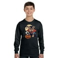 thumbnail image 2 of Awkward Styles Halloween Youth Sweatshirt Vampire Morkie Crewneck Tee for Kids, 2 of 5