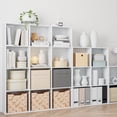 thumbnail image 6 of Anhdah 9 Cube Storage Organizer, Cube Bookcase Closed Back Panel Bedroom, Living Room, Home Office, Closet Bookshelves White, 6 of 6