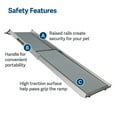 PetSafe Happy Ride Telescoping Pet Ramp for Dogs and Cats, Aluminum