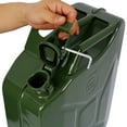 thumbnail image 6 of Olurrisa 20 Liter (5 Gallon) Jerry Fuel Can with Flexible Spout, Portable Jerry Cans Fuel Tank Steel Fuel Can, Fuels Gasoline Cars, Trucks, Equipment, GREEN, 6 of 9