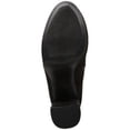 thumbnail image 4 of MADDEN GIRL Womens Black 1" Platform Stretch Comfort Orchid Round Toe Block Heel Zip-Up Booties 6 M, 4 of 4