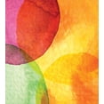 thumbnail image 3 of Abstract Duvet Cover Set, Abstract Watercolor Painted Paper Style in Modern Art Design Print, Decorative 3 Piece Bedding Set with 2 Pillow Shams, King Size, Yellow Orange Lime Green, by Ambesonne, 3 of 3