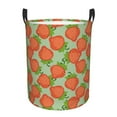 thumbnail image 6 of Lsque Hand Drawn Strawberry pattern Laundry Hamper Basket, Tall Woven Rope Hamper Basket for Clothes, Lightweight Storage Basket, Collapsible Waterproof-Small, 6 of 8