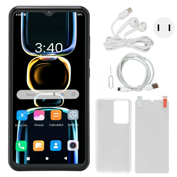 K60pro 6.53in Mobile Phone Black HD Full Screen Unlocked Cell Phone 4G 5G WIFI Mobile Phone for Android 12 100?240V