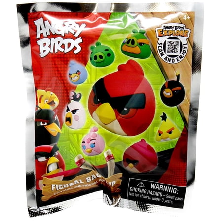 3D Figural Foam Bag Clip Angry Birds Series 1 Mystery Pack (1 RANDOM Figure)