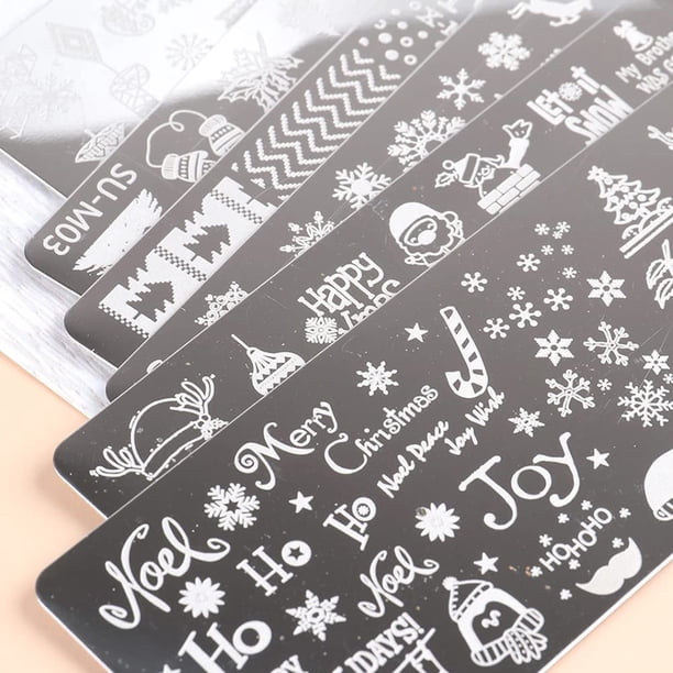 Mobray Gel Nail Stamping Kit - Print Templates & Stencils With Metal Plates & Tools