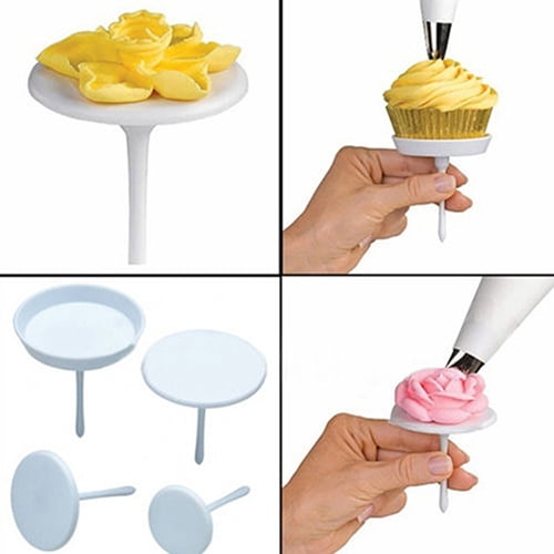 DIY Sugarcraft Flower Icing Cream Stand Nail Bake Cake Cupcake Decorating Tool S 