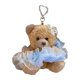thumbnail image 1 of Cartoon Plush Lace Dress Bear Pendant Comfortable Keychain Cartoon Keyring Versatile Accessory for Bags and Backpack Milk tea color, 1 of 4