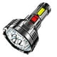 thumbnail image 2 of Linterna LED de exterior 15 focos LED recargables | Linterna de emergencia de luz fuerte | Carga USB | 4 modos de luz | Indicador de encendido | Resistente al agua | ABS | para Camping, Senderismo, 2 of 8