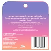 Venus Extra Smooth Midnight Women's Razor Blade Refills, 4 count