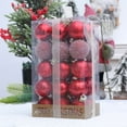 thumbnail image 2 of 30Pcs Mini Christmas Ball Ornaments, 1.5Inch Small Baubles, Shatterproof Plastic Christmas Bulbs, Hanging Ball for Holiday Wedding Party Decor for Xmas Tree, Wreath, Garland, 2 of 4