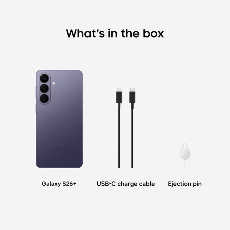 Samsung Galaxy S26+ 256GB Smartphone Unlocked, Cobalt Violet