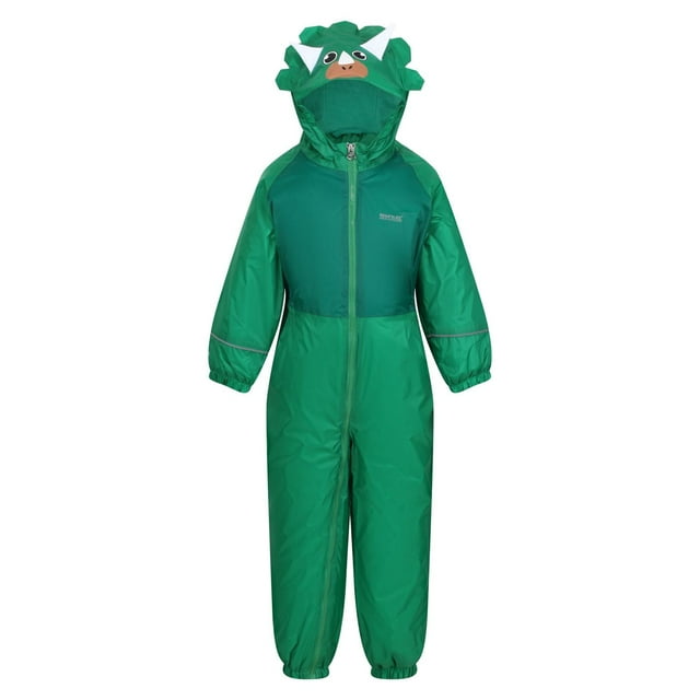 Regatta Combinaison Imperméable pour Flaques Mudplay III Dinosaure pour Garçons/filles