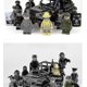 thumbnail image 3 of 12 piezas policía especial minifigura bloque de construcción muñeca pequeña partícula ensamblada muñeca juguete esquí esquí Gafas de esquí, 3 of 4